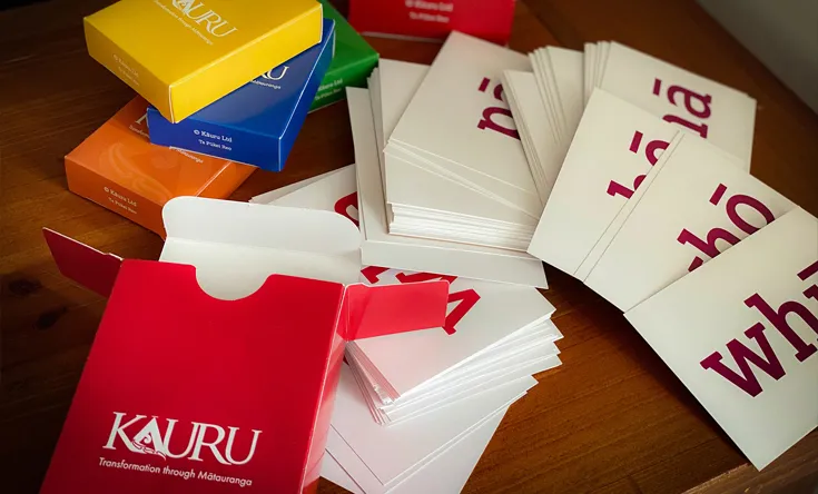 Kāuru graphic design work